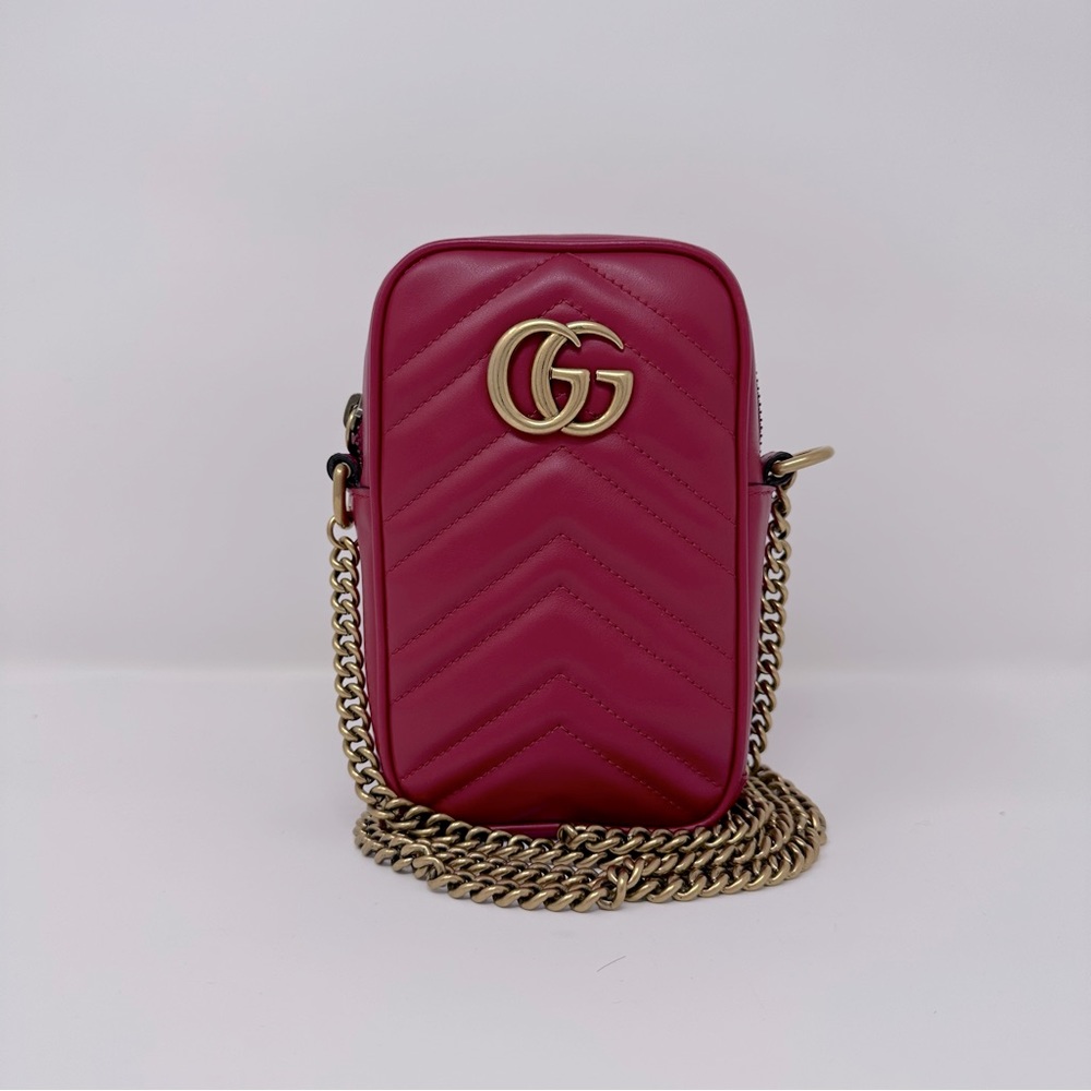Gucci GG Marmont Vertical Mini Crossbody bag